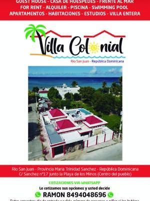 Villa Colonial Suite N 3 Familiar Río San Juan エクステリア 写真